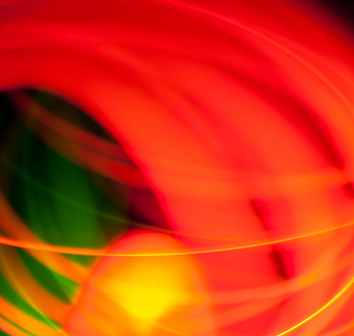 Red Orange Light Art