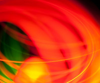 Red Orange Light Art