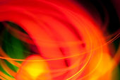 Red Orange Light Art