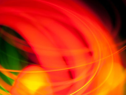 Red Orange Light Art