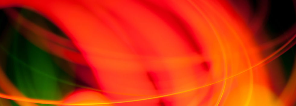 Red Orange Light Art