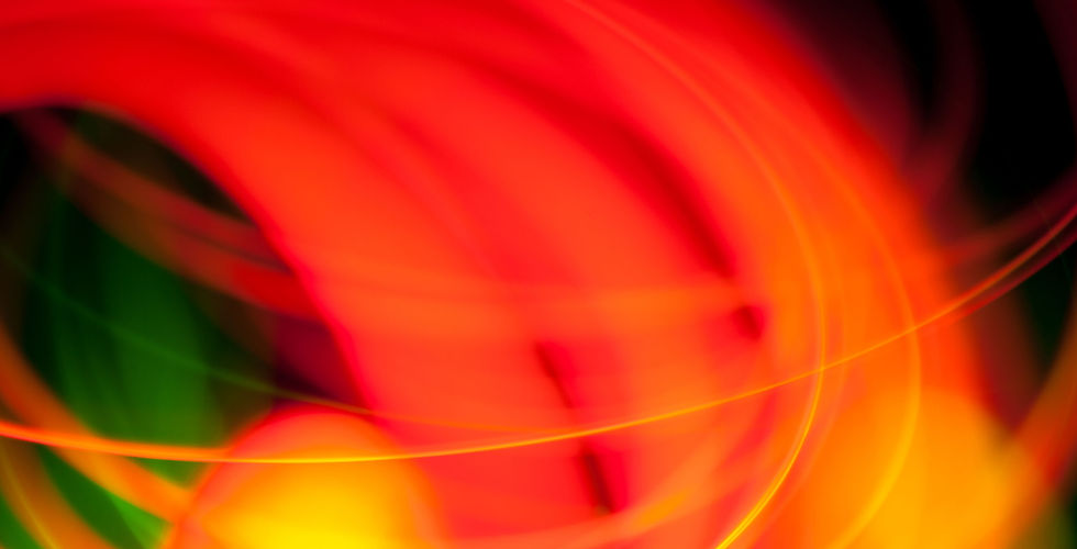 Red Orange Light Art