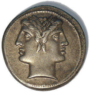 anonymous silver issue of the Roman Republic during Hannibal's invasion of Italy in the Second Punic War
