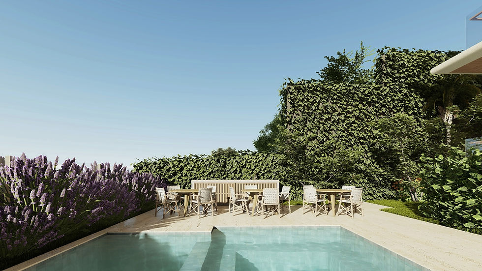 Pisicina aquecida garante melhor aproveitamento da opção de lazer.