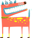 Cartoon-Hund