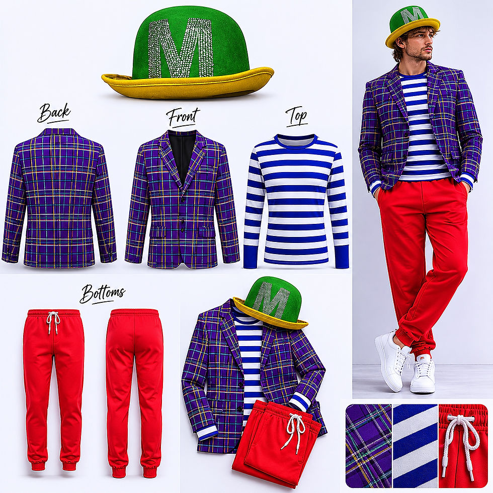 Men’s matching outfit sets in multiple colours