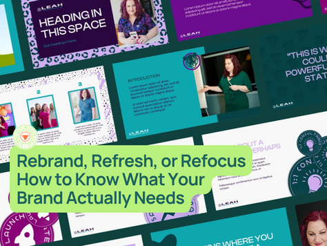 rebranding your visual identity