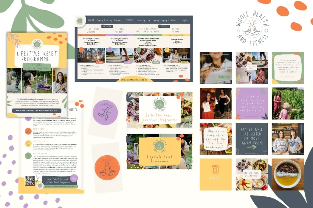 Whole Health And Fitness | Brand Visual Identity