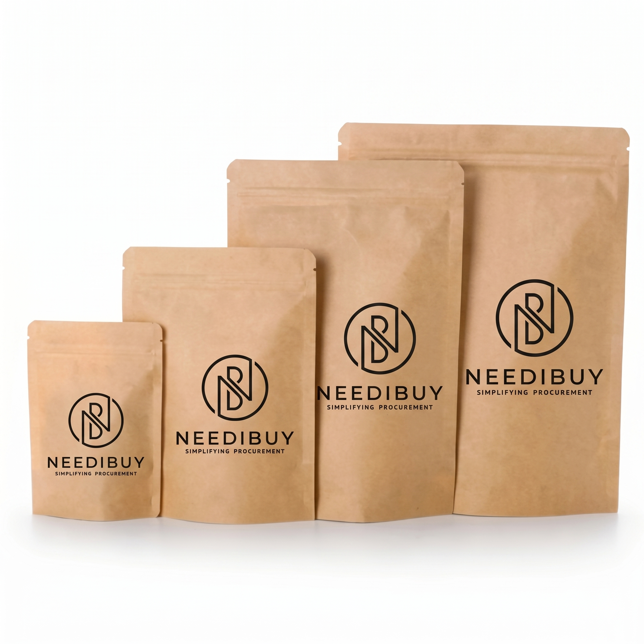 Industrial-Grade Aluminum Foil Laminated Kraft Stand-Up Pouches
