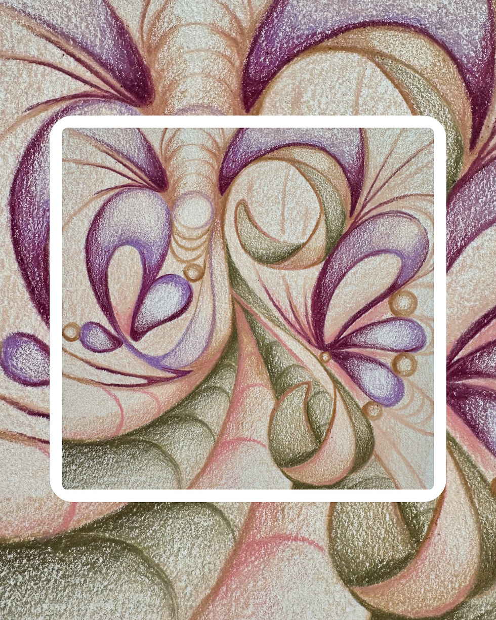 Thumbnail: Elevated / 5"x5” framed to 8"x8"