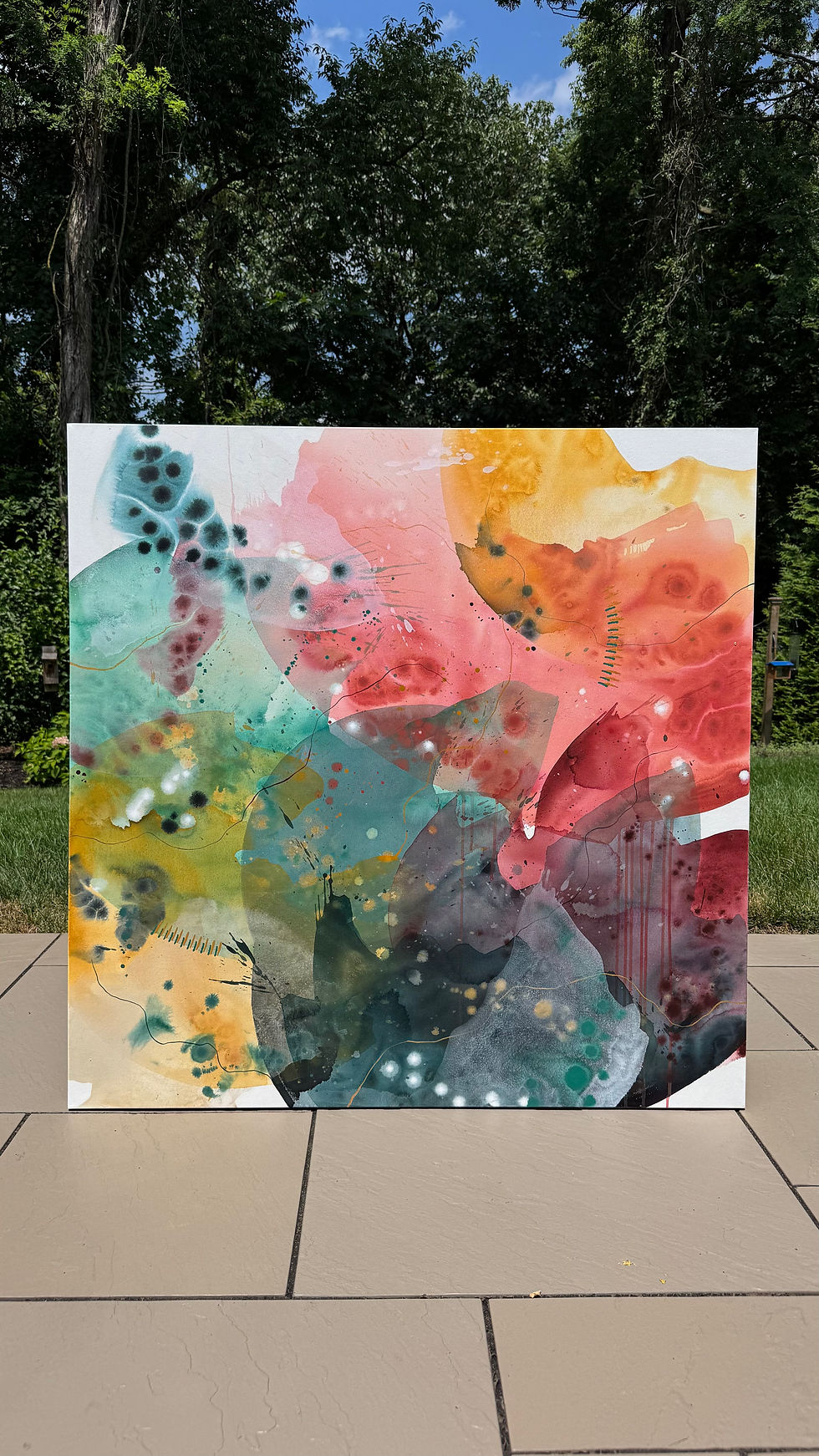 Thumbnail: LOCAL PICKUP ONLY* Quiet Weight of Memories / 48"x48"