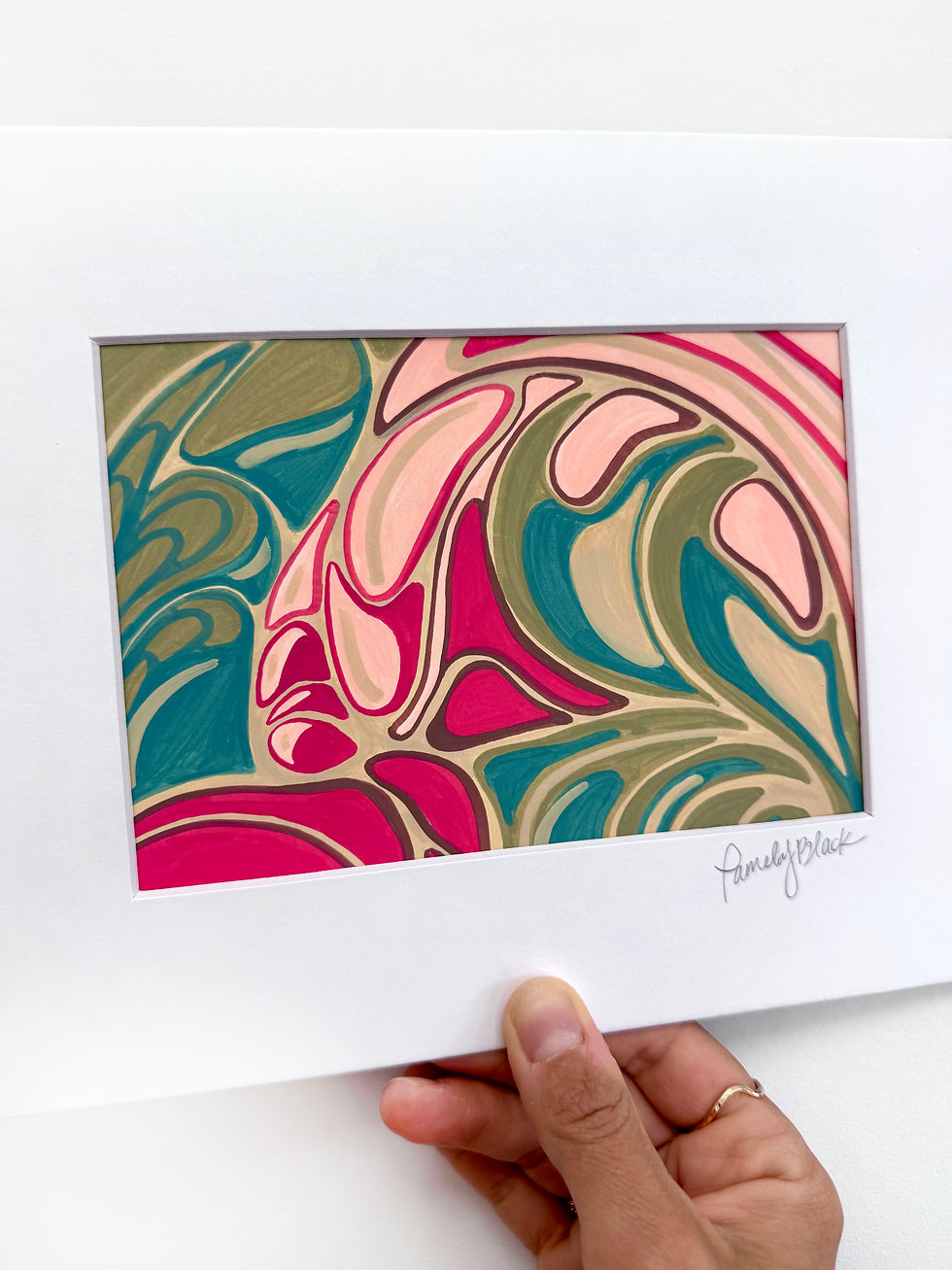 Thumbnail: Drawing Study 2 / 5"x7" matted to 8"x10"