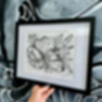 Thumbnail: Again and Again / 8"x10" framed to 12"x15"