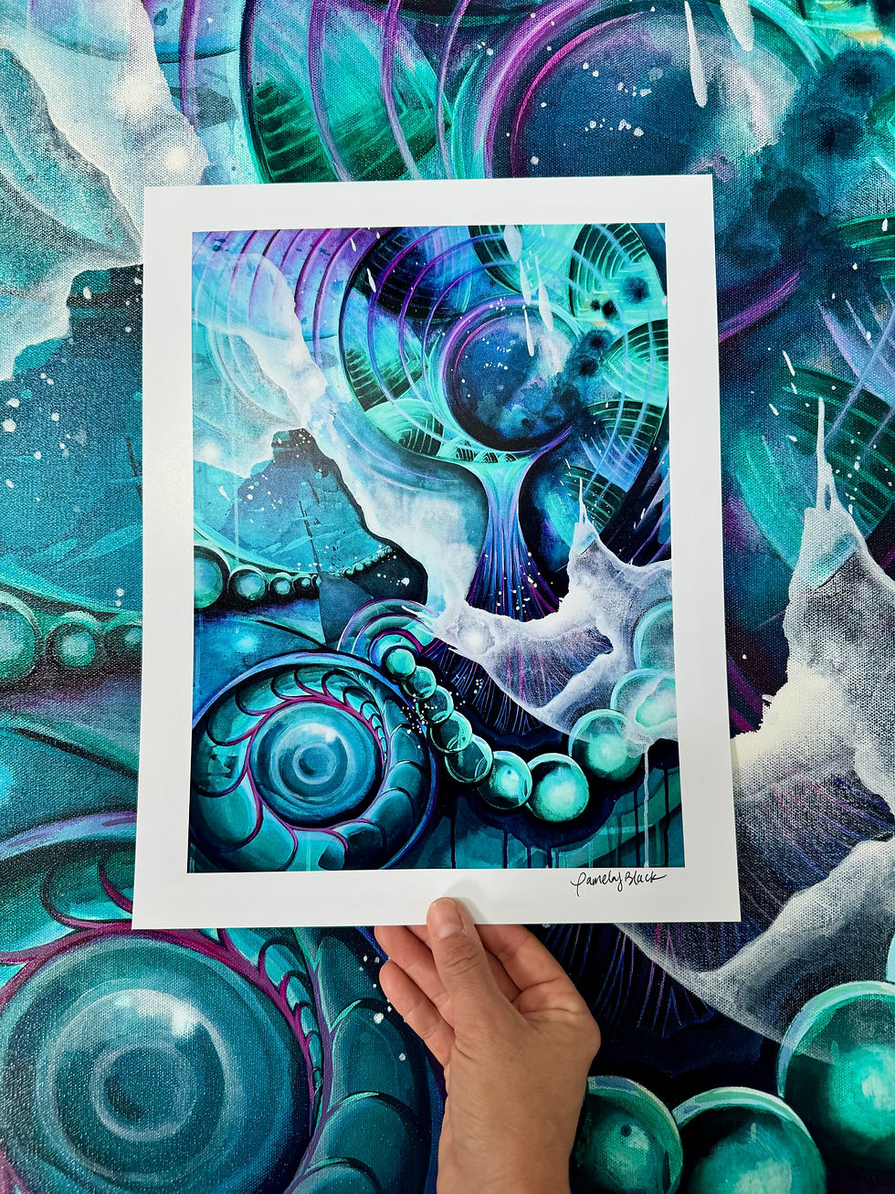 Thumbnail: 11"X14" PRINT of "Radiate"