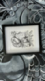 Thumbnail: Again and Again / 8"x10" framed to 12"x15"