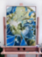 Thumbnail: Lean In / 18"x24" in floating wood frame