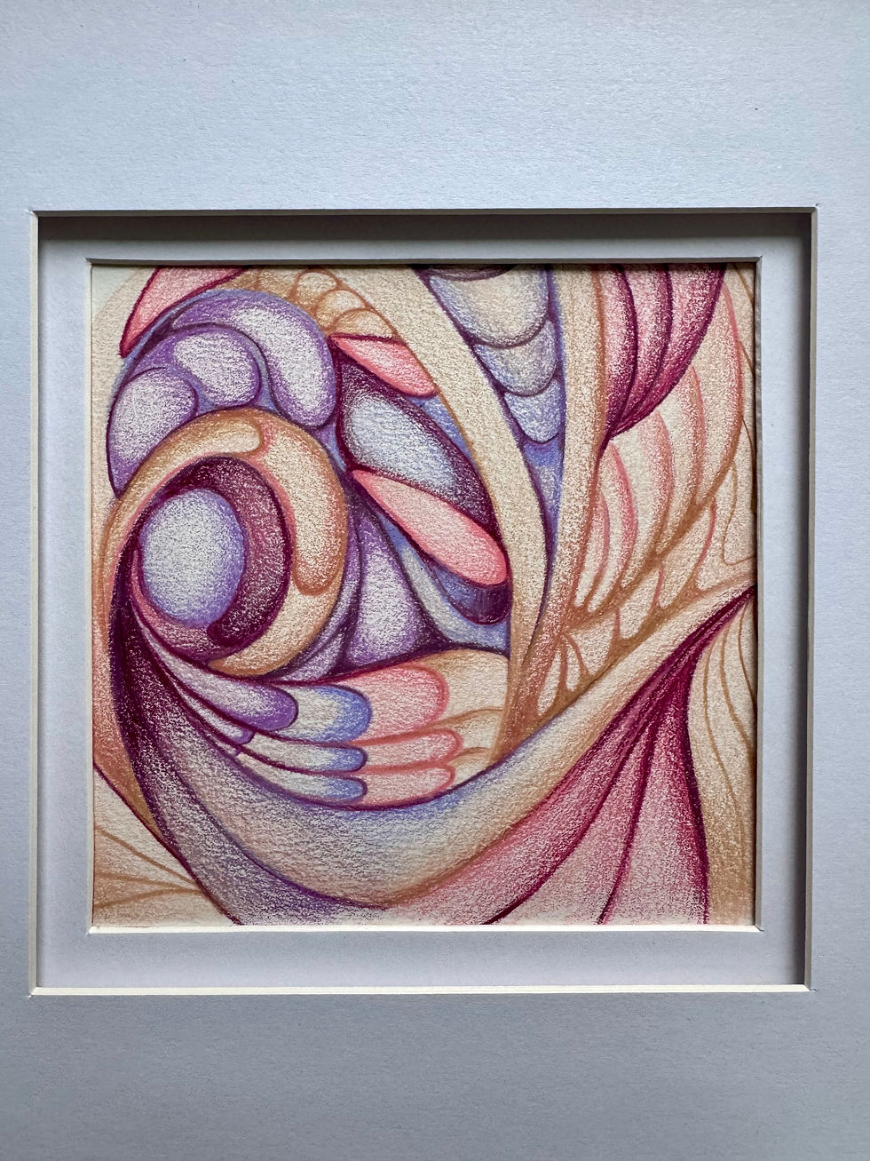 Thumbnail: Back To Life / 5"x5” framed to 8"x8"