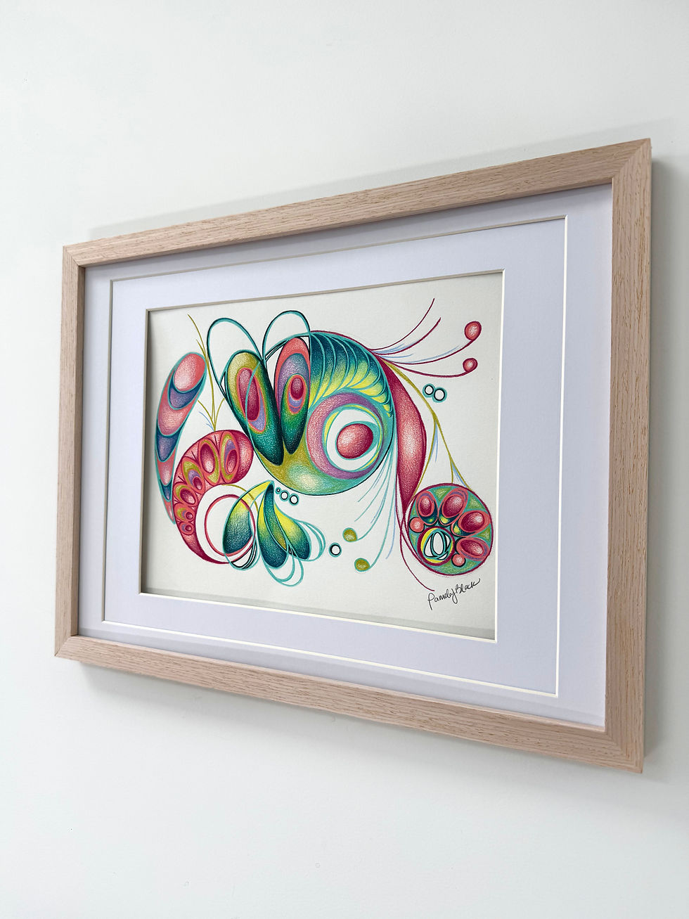 Thumbnail: Traits From You / 8.5”x11” framed to 13"x17"
