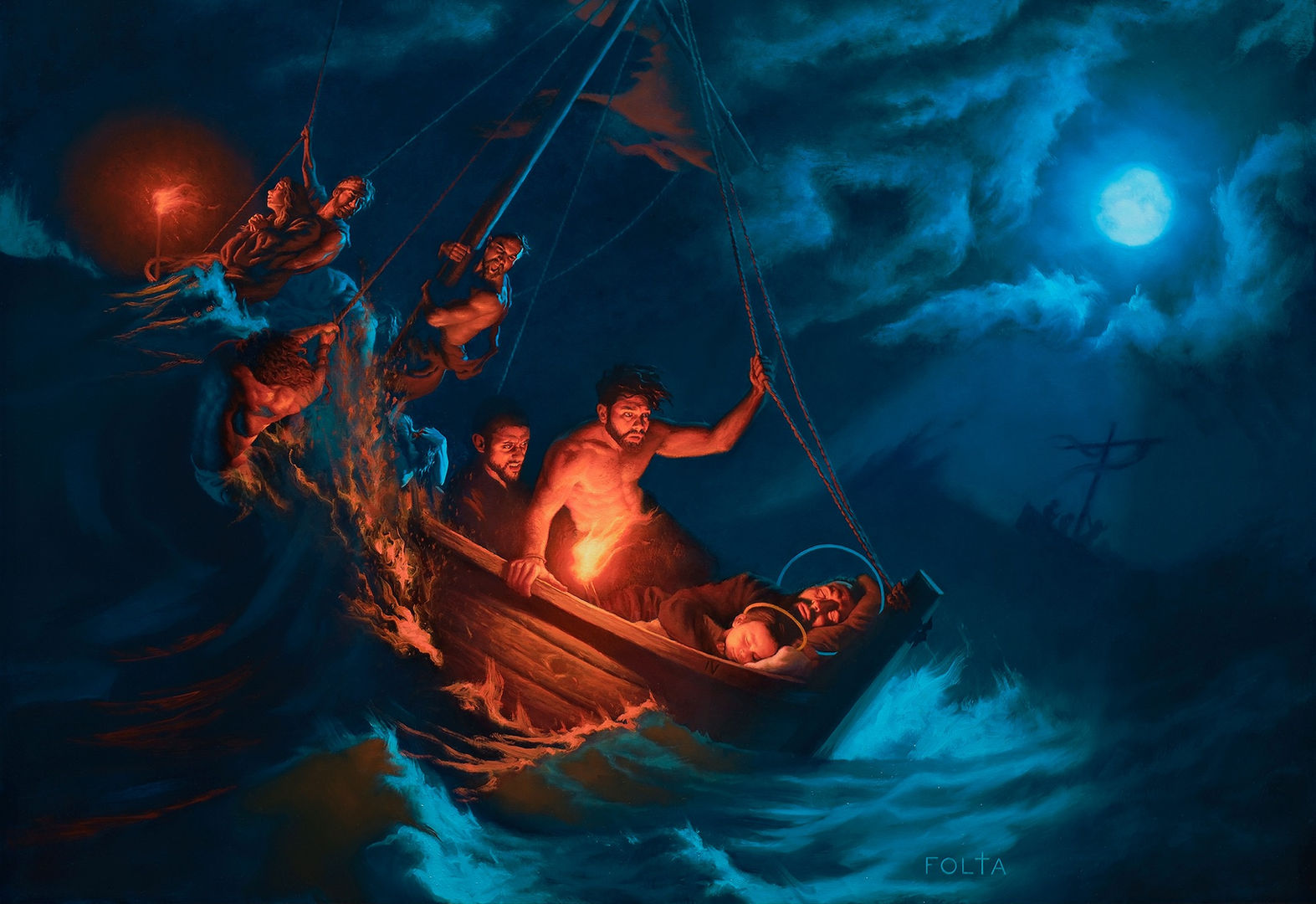 Mark 4 Jesus calming the storm Jesus asleep during storm sleeping disciples scared terrified calms be still