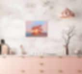 Hawaii Sunset 18x13" Canvas Print