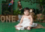 jungle themed birthday photo shoot