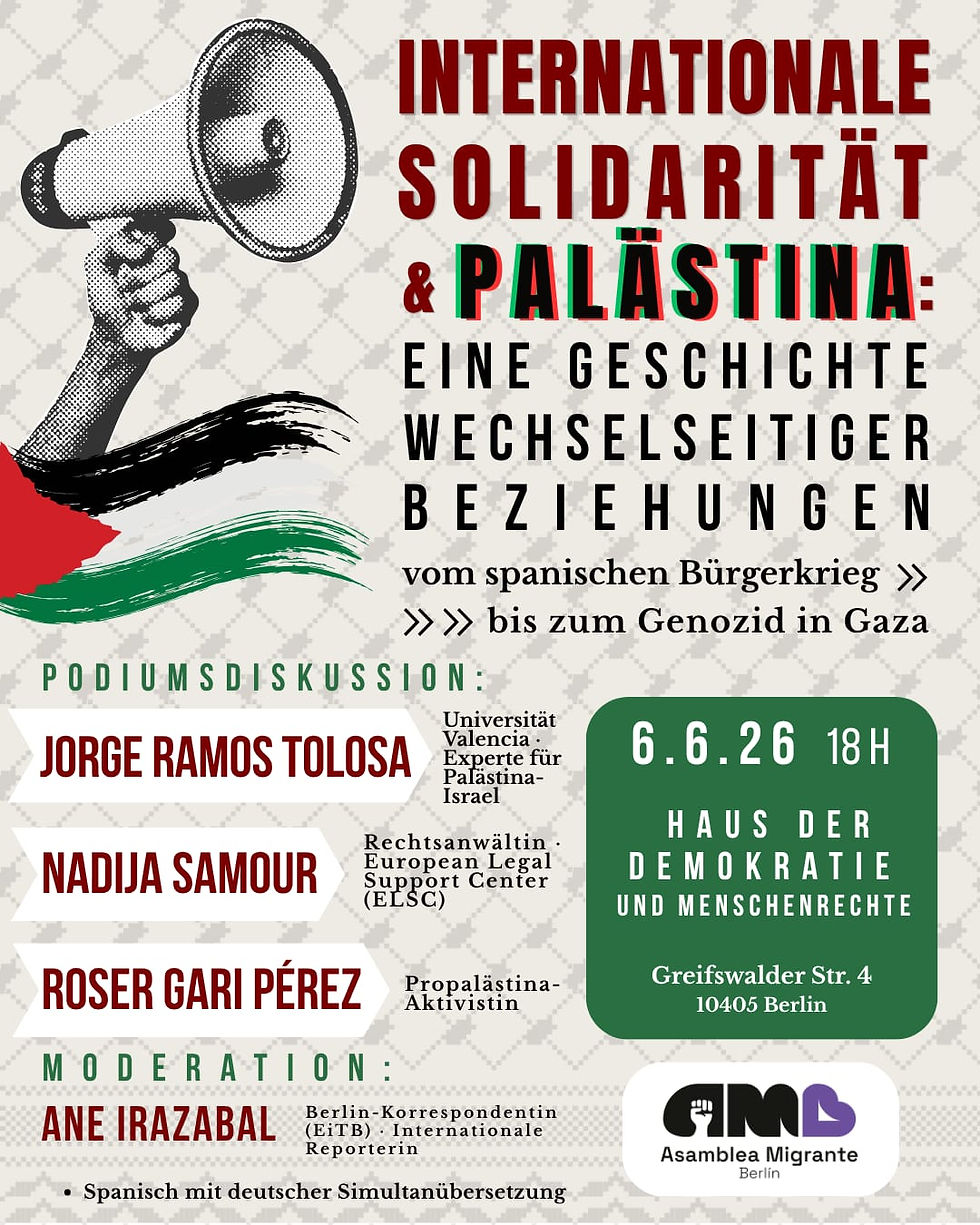 Podiumsdiskussion für ein freies Palästina