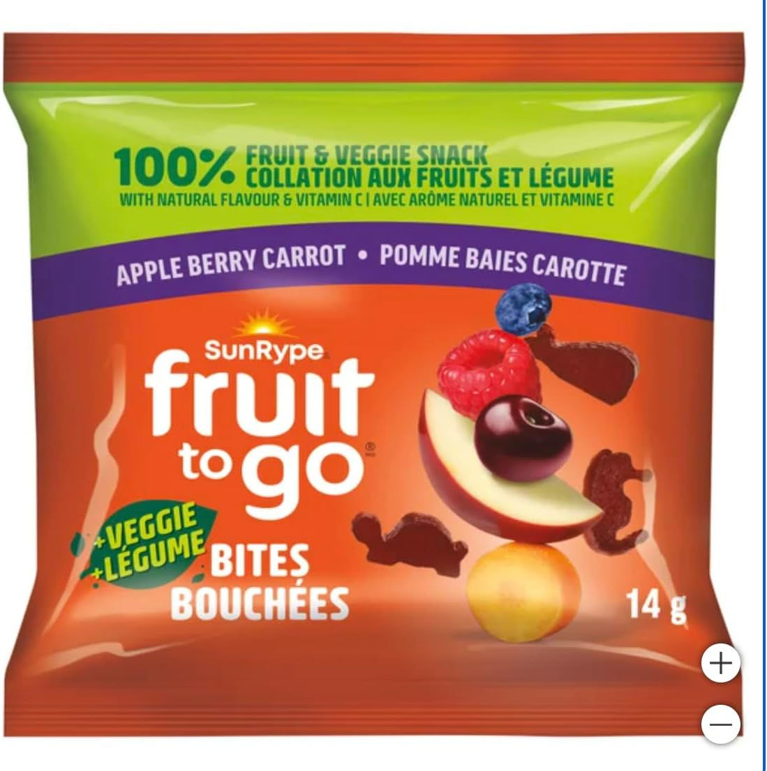 Fruit to go bites