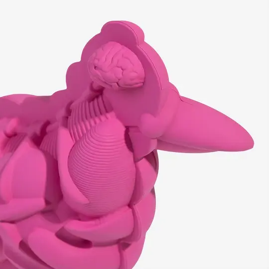 Miniatura: STAPLE PIGGEON RUBBER TOY ZEEDOG