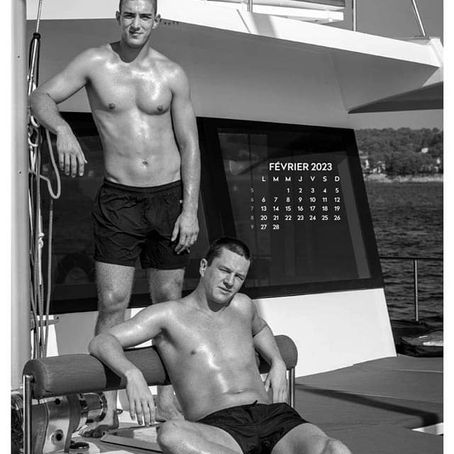Le calendrier des guerriers du palais : mois de février 😍💪🦁