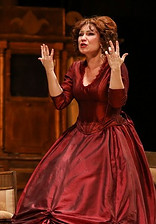 Ольга Тумайкина. Фотография спектакля «Мордасовские страсти»