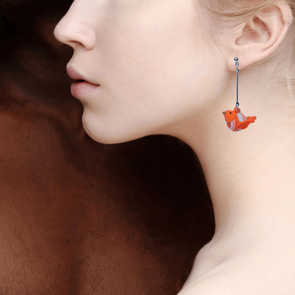 Thumbnail: The Love Sparrow Dangle Earrings