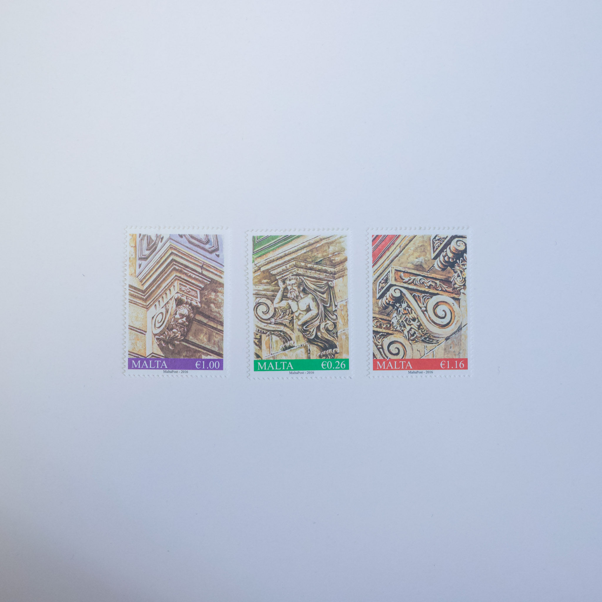 Malta Architecture Collection Stamps 2016