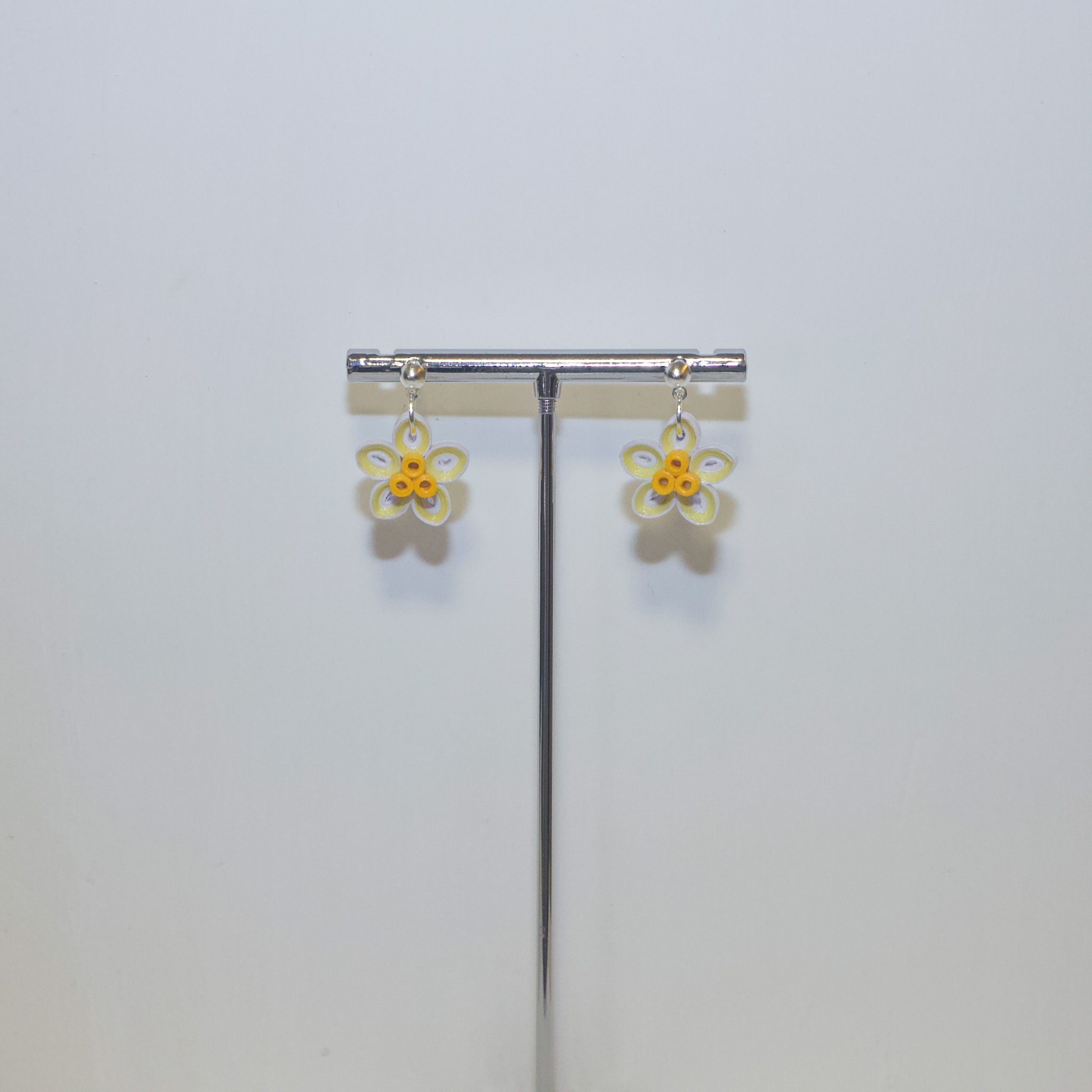 Mini Floral Cherry Earrings