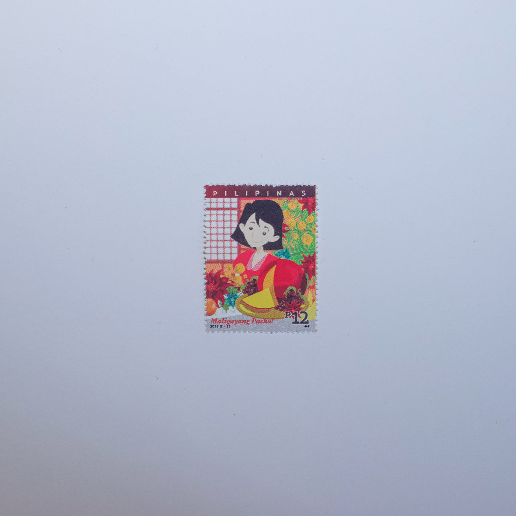 Philippines Merry Christmas Postal Stamp 2018