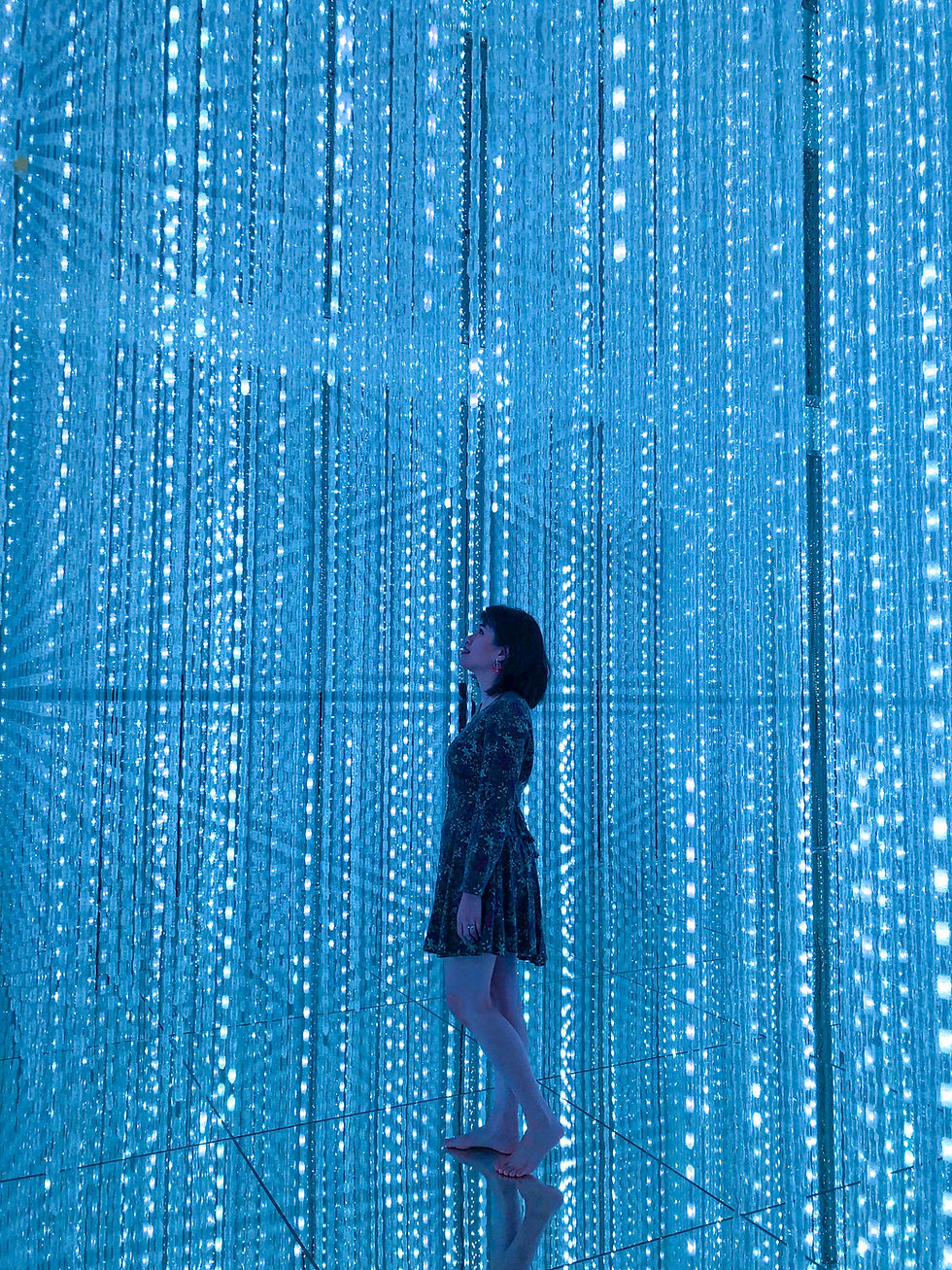 The Infinite Crystal Universe by teamLab