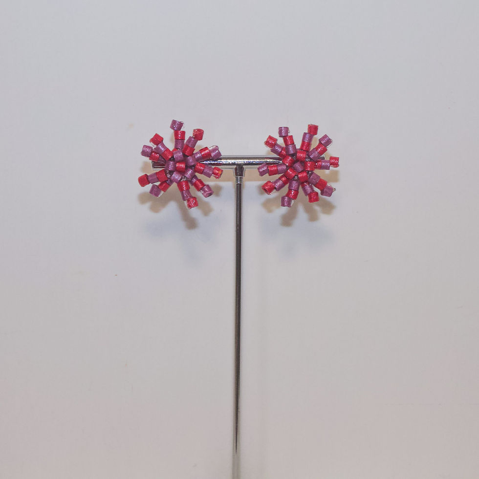 Thumbnail: Shimmering Firework Stud Earrings