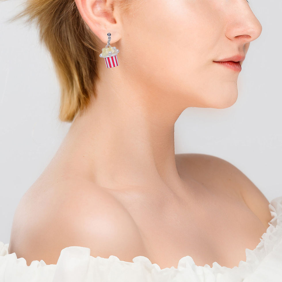 Thumbnail: Movie Theatre Popcorn Combo Earrings