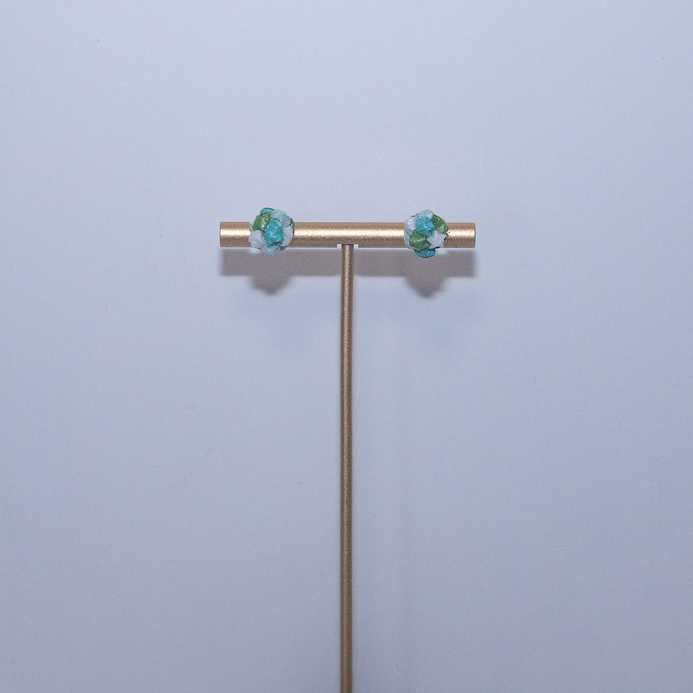Thumbnail: The Infinity Origami Lucky Stars Stud Earrings