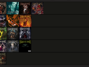 Fizemos um Tierlist do Cradle of Filth