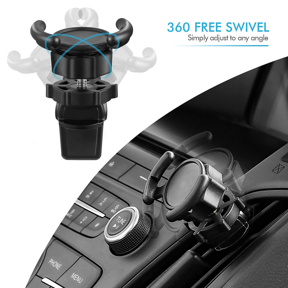 Thumbnail: Air Vent Mount Phone Holder with Adjustable Switch Lock for Popsocket