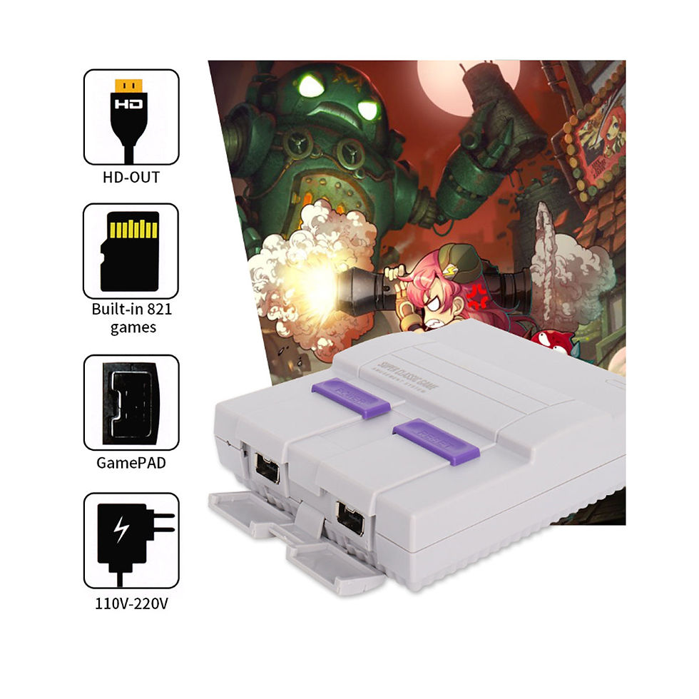 Thumbnail: Retro Inspired Game Console With HDMI + 821 Games Loaded