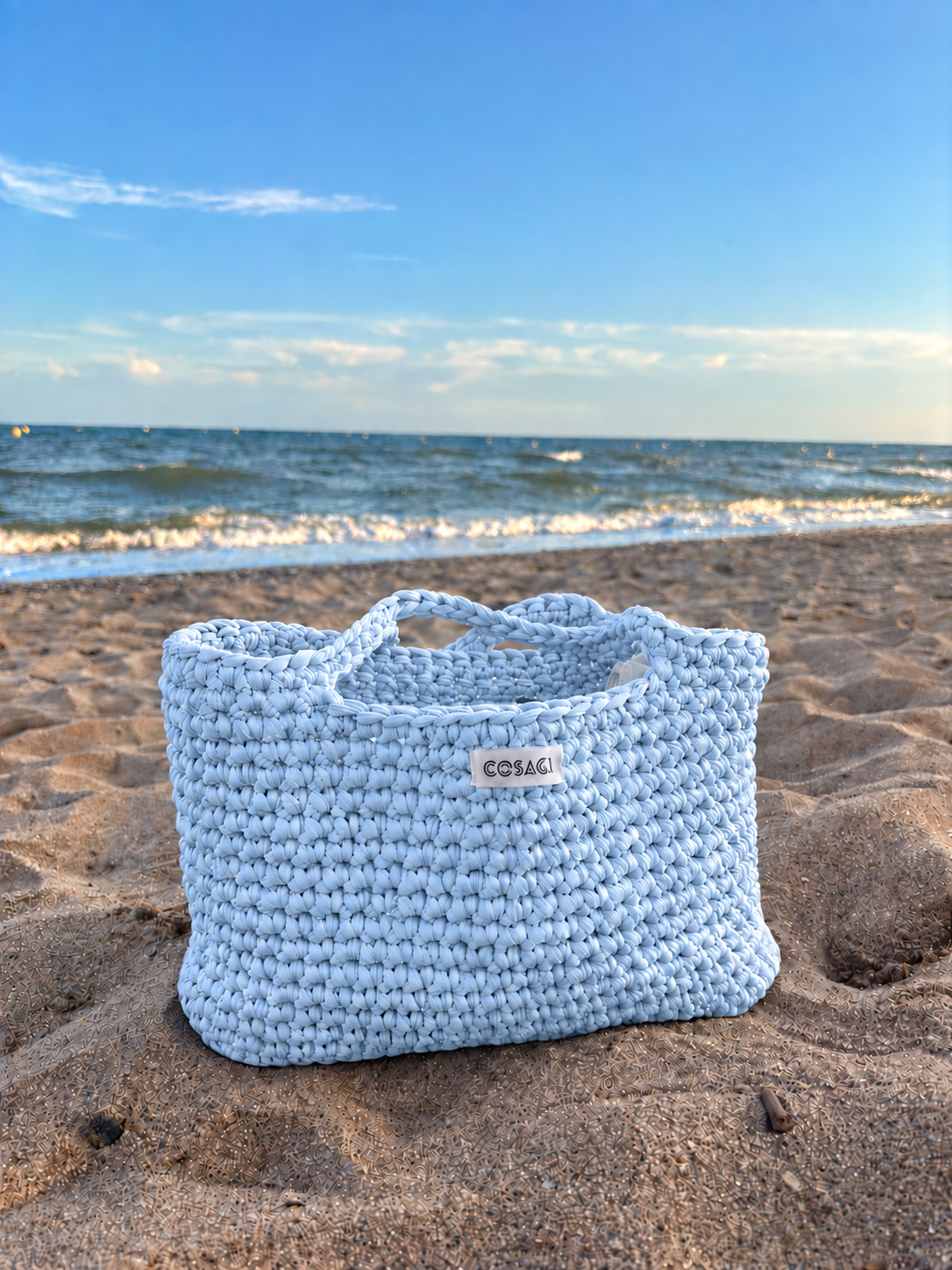 Beach Bag MAXI Hellblau