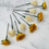 Thumbnail: Dried flower hair pins | 10 | Yellow Rose & Broom