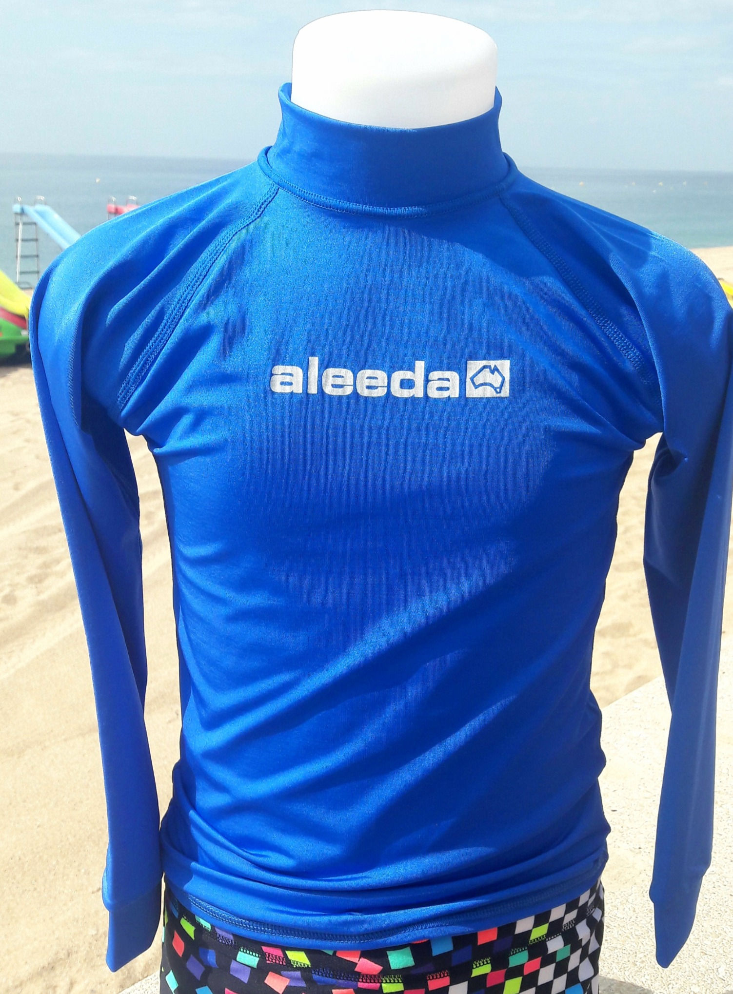 LYCRA KID BLEU MANCHES LONGUES PROTECTION UV 50+ BLEU