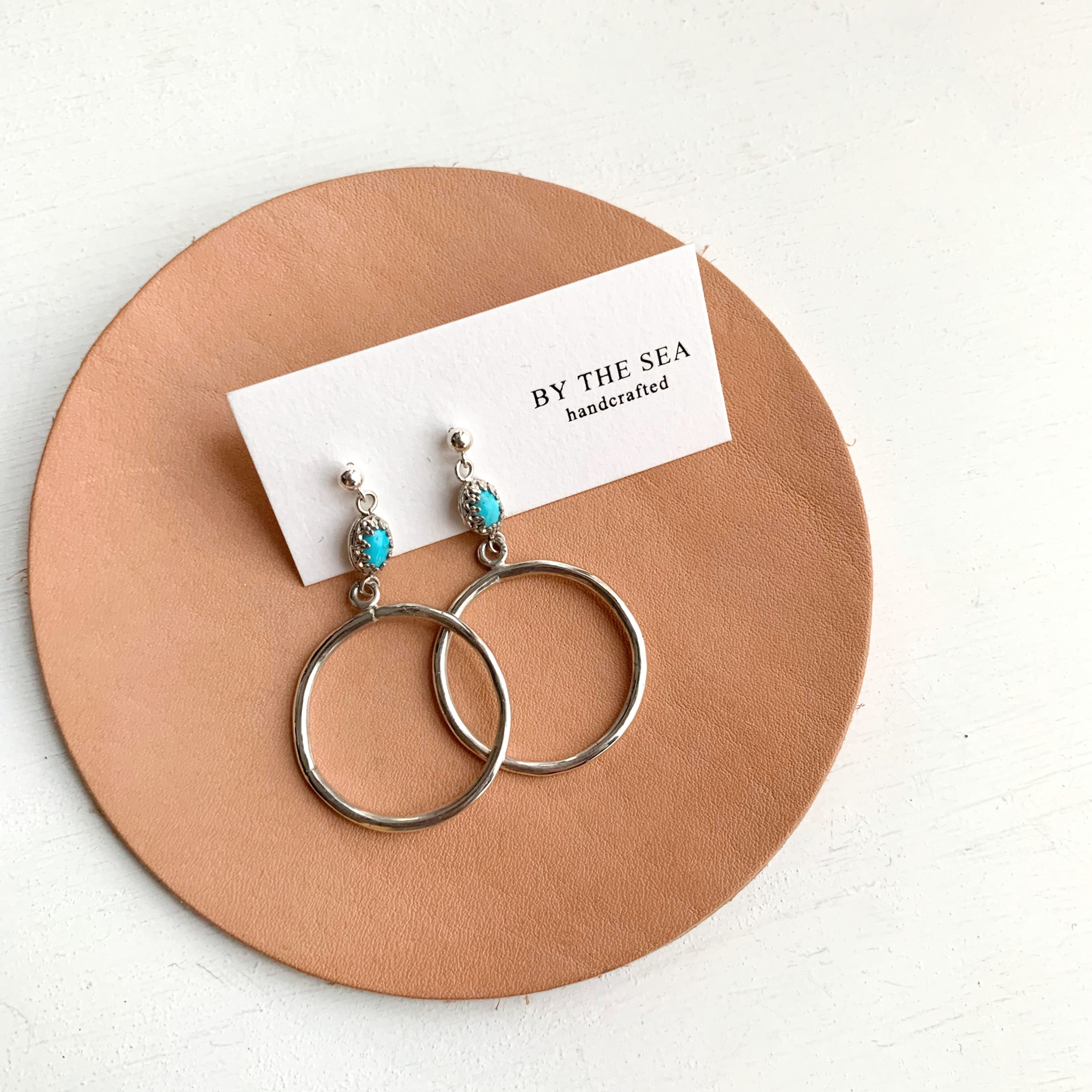 Mini turquoise Hoop pierce
