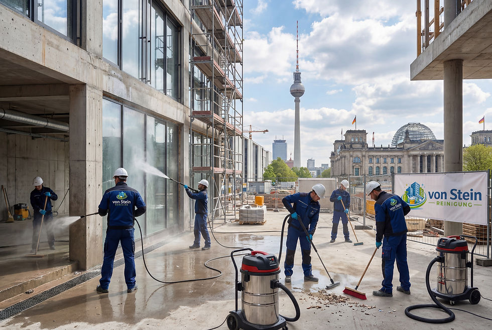 Baureinigung Berlin – professionelle Reinigung nach Bauarbeiten und Renovierung