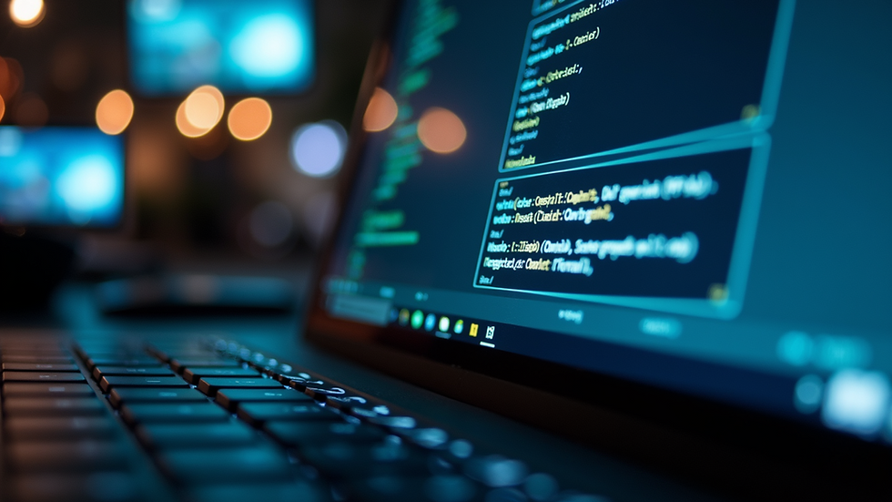 Eye-level view of a laptop screen showing a VPN connection active