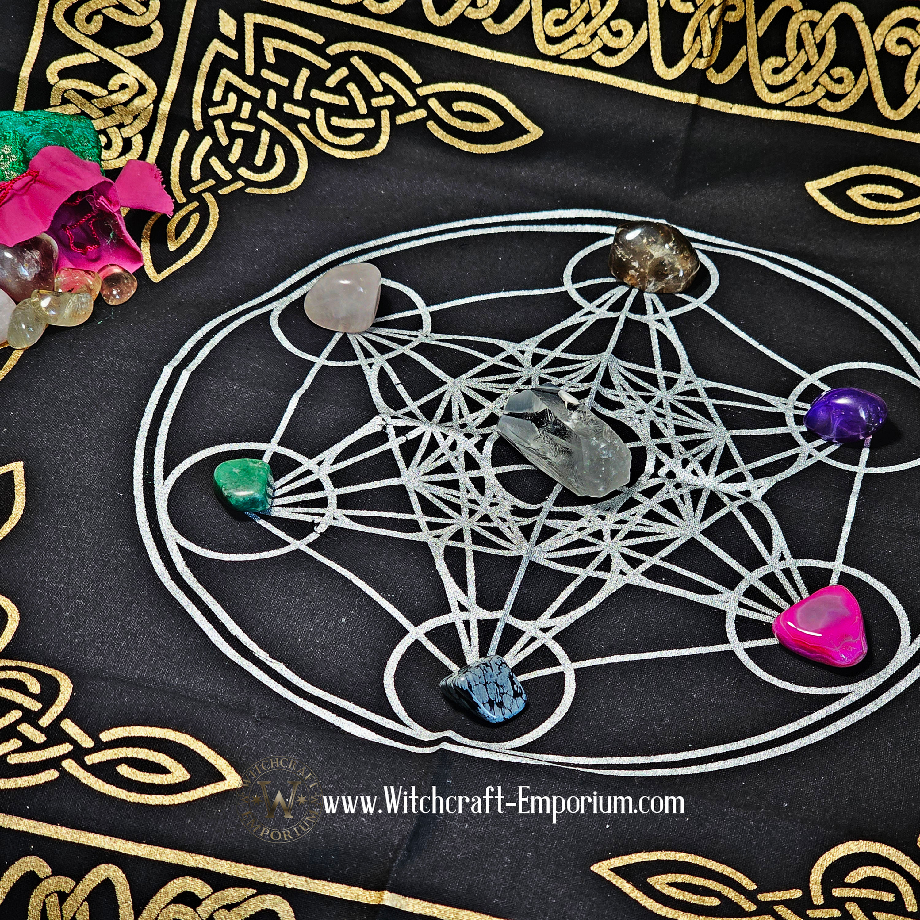 Crystal Grid Altar Cloth