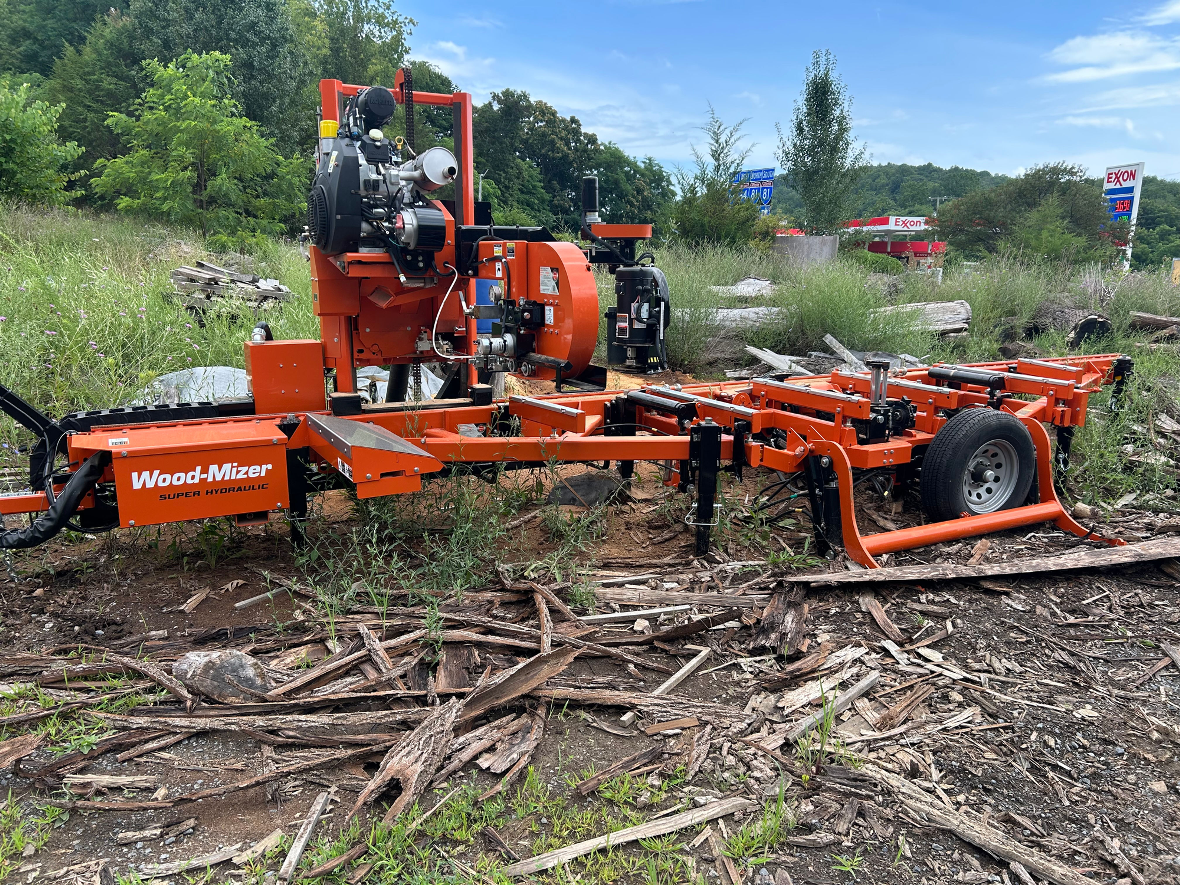 Used Wood-Mizer LT50 Portable Sawmill