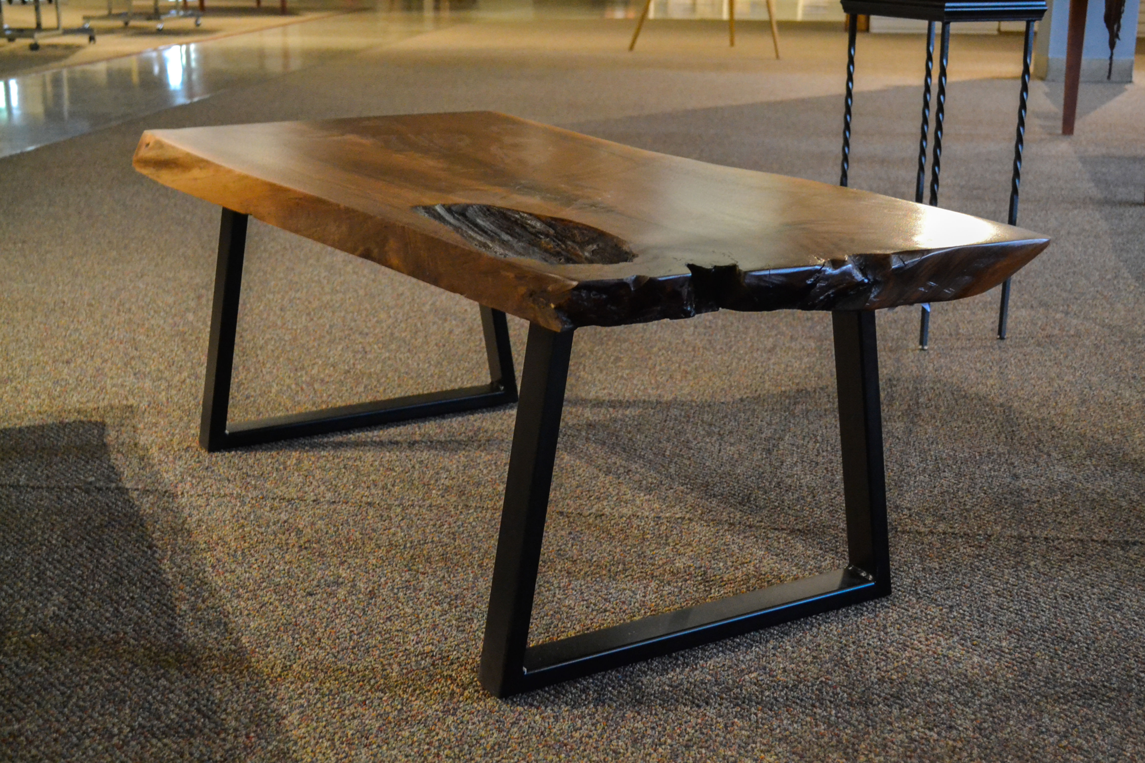 Live Edge Black Walnut Coffee Table